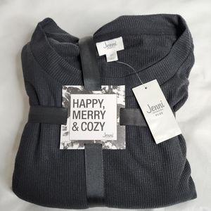 Jenni Intimates Sleepwear Top & Pants 2pc Set Black Tie Dye Size 3X 22/24 NWT